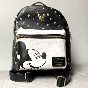 Mickey Letters Loungefly backpack